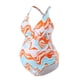 thumbnail image 1 of MKLEKYY Trajes De Baño Mujer 2 Piezas Womens Maternity V Neck Swimwear Bathing Beach Sexy Swimsuit Suits Maternity Pregnancy Floral Bikini Swimwear, 1 of 5