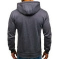 thumbnail image 4 of Outfmvch Hoodies For Men Hoodie Thick Fleece Custom Graphic Printed Hooded Shirt Sweat Men Luxury Hoodie Zip Up Hoodie Dark Gray M, 4 of 7