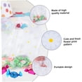 thumbnail image 2 of GFDYREE 100pcs Small One-off Tote Flower Lovely Bags Disposable Chic Plastic Pattern Bag Gift, 2 of 7