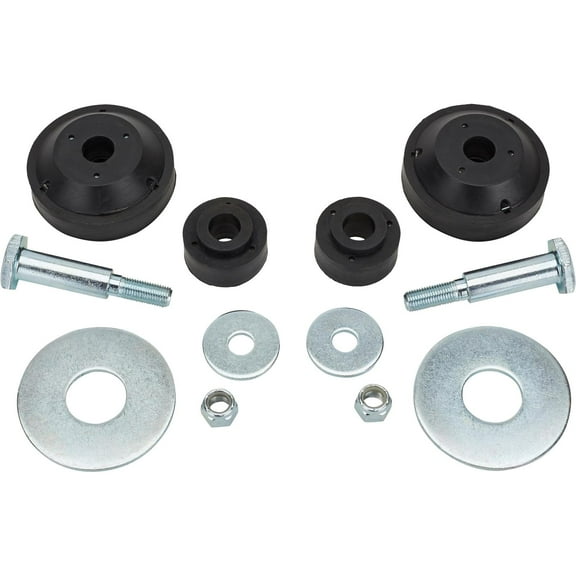 Universal Bolt-Through Engine Mount Cushion Kit - Heavy Duty Rubber Cushions - Absorbs Vibrations - Complete with Bolts - Easy Setup - Durable Construction