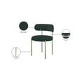 thumbnail image 2 of Meridian Furniture Beacon Green Boucle Fabric Dining Chair, 2 of 8