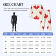 thumbnail image 4 of Uemuo Happy Canada Day Pattern 2-Piece Loungewear Set - Men’s Soft Sleepwear, Cozy Winter PJs, Comfy Sleep Set-XX-Large, 4 of 7