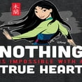 thumbnail image 3 of Disney Mulan - Nothing Is Impossible With A True Heart - Women's Lightweight French Terry Long Sleeve Shirt, 3 of 5