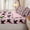 Blush White, variant on Erosebridal Cute Sweater Dachshund Tile Zipper Twin Comforter Sets with Fitted Sheet and 2 Pillowcases,Simple Paw Zipper Bedding Set,Ivory Black,4-Piece,Reversible