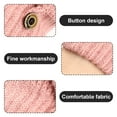 thumbnail image 3 of Guantes de invierno para mujer, 2 guantes convertibles de punto cálidos sin dedos para regalos de mujer con gorro de cubierta de manoplas, 3 of 5
