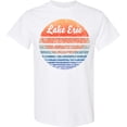 thumbnail image 3 of Inktastic Lake Erie Distressed Retro Sunset T-Shirt, 3 of 5
