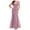 Pink, variant on Alkepwun Evening Formal Dresses for Women Sleeveless V Neck Sequin Embroidery Mermaid Tulle Gowns Sexy Slim Backless Party Dress
