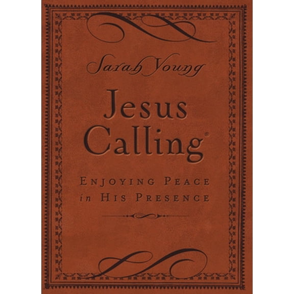 Pre-Owned Jesus Calling, Small Brown Leathersoft, with Scripture References: Enjoying Peace in His Presence (a 365-Day Devotional) - The Perfect Christ... (Imitation Leather) 0718042824 9780718042820