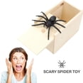 thumbnail image 4 of Spider Box Wooden Prank Spider Hidden In The Box Realistic Toy Scare Toy Prank Tricky Boys, 4 of 7