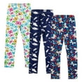 thumbnail image 6 of Little Girls Casual Spring and Autumn Thin Printed Leggings, 3 PCS, 6 of 8