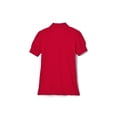 thumbnail image 2 of French Toast Toddler Girls School Uniform Short Sleeve Puff Sleeve Polo Shirt With Rhinestone Buttons, 2 of 2