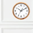 thumbnail image 4 of 10inch Solid Wall Clocks, Creative Round Designs for Any Room Artificial Frame Clock Home Decorations, 4 of 8