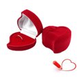 thumbnail image 2 of NETSENG Heart-Shaped Red Rose Jewelry Gift Box Case for Ring Earring, 2 of 5