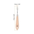 thumbnail image 2 of Uxcell 4Pcs Palette knive Painting Tool 6.69" Stainless Steel Blade Spatula Painting Pallet Knife with Hole Design Wood Handle for Oil Acrylic Canvas Color Mixing, 2 of 7