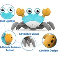thumbnail image 1 of Maduel Crab Crawling Crawling Baby Toy con luz y música, Tummy Time Walking Crab Juguete M Maduel Maduel, 1 of 2