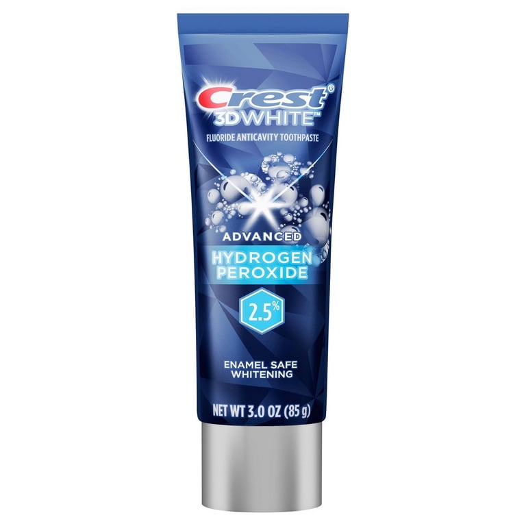Crest 3D White Advanced Toothpaste, 2.5% Hydrogen Peroxide