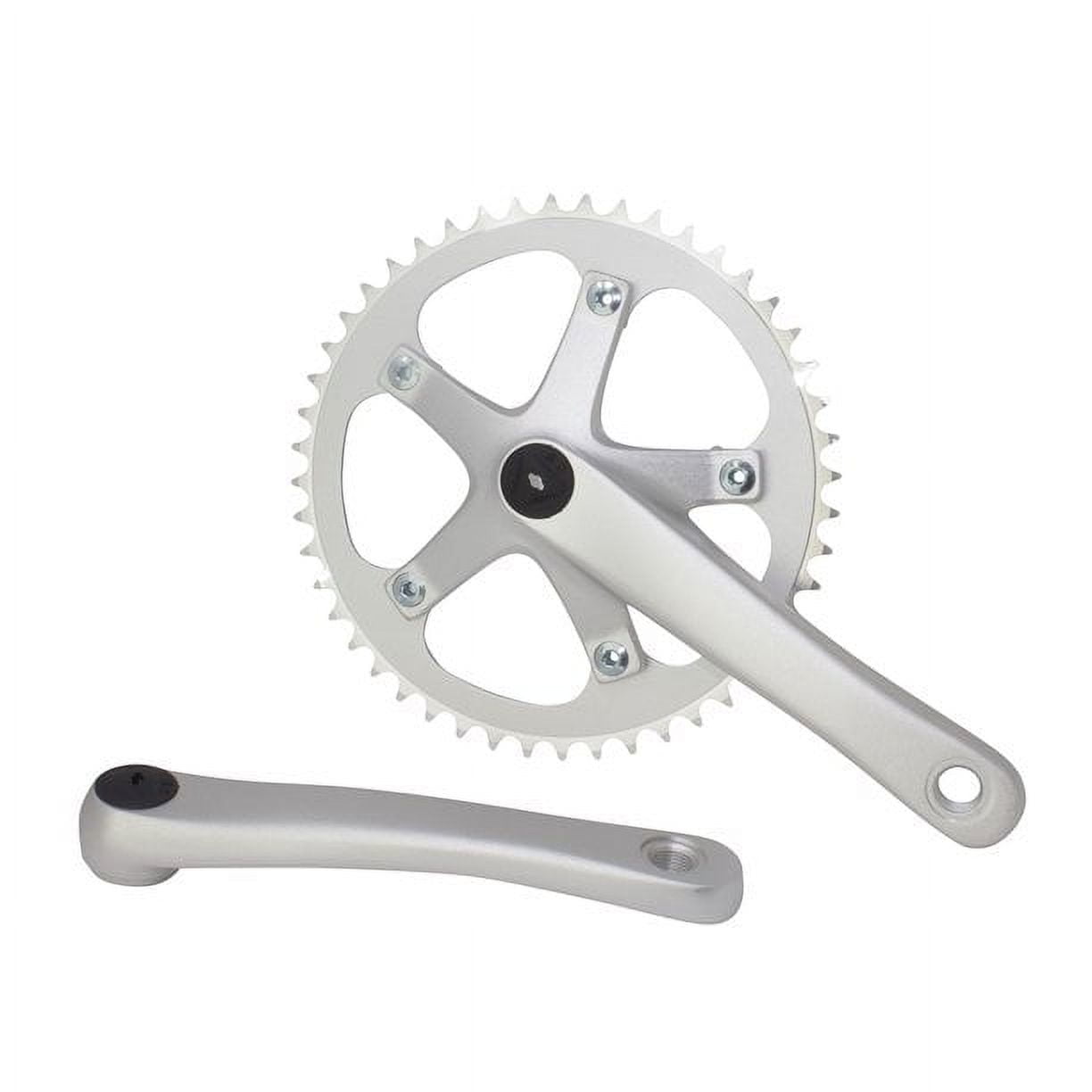 IRD Defiant Track Crankset 167.5mm x 46T Polished Silver 144BCD
