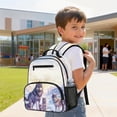 thumbnail image 3 of KUIFORTI Grey Wolf Kids Backpack for Boys Durable Polyester with Multiple Organizer Pockets Suitable for Elementary School Outdoor Activities Travel Friendly, 3 of 7