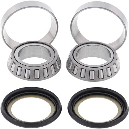 All Balls Racing Steering Bearing Kit 22-1002 for Honda Motorcycle Models, Precision Machined