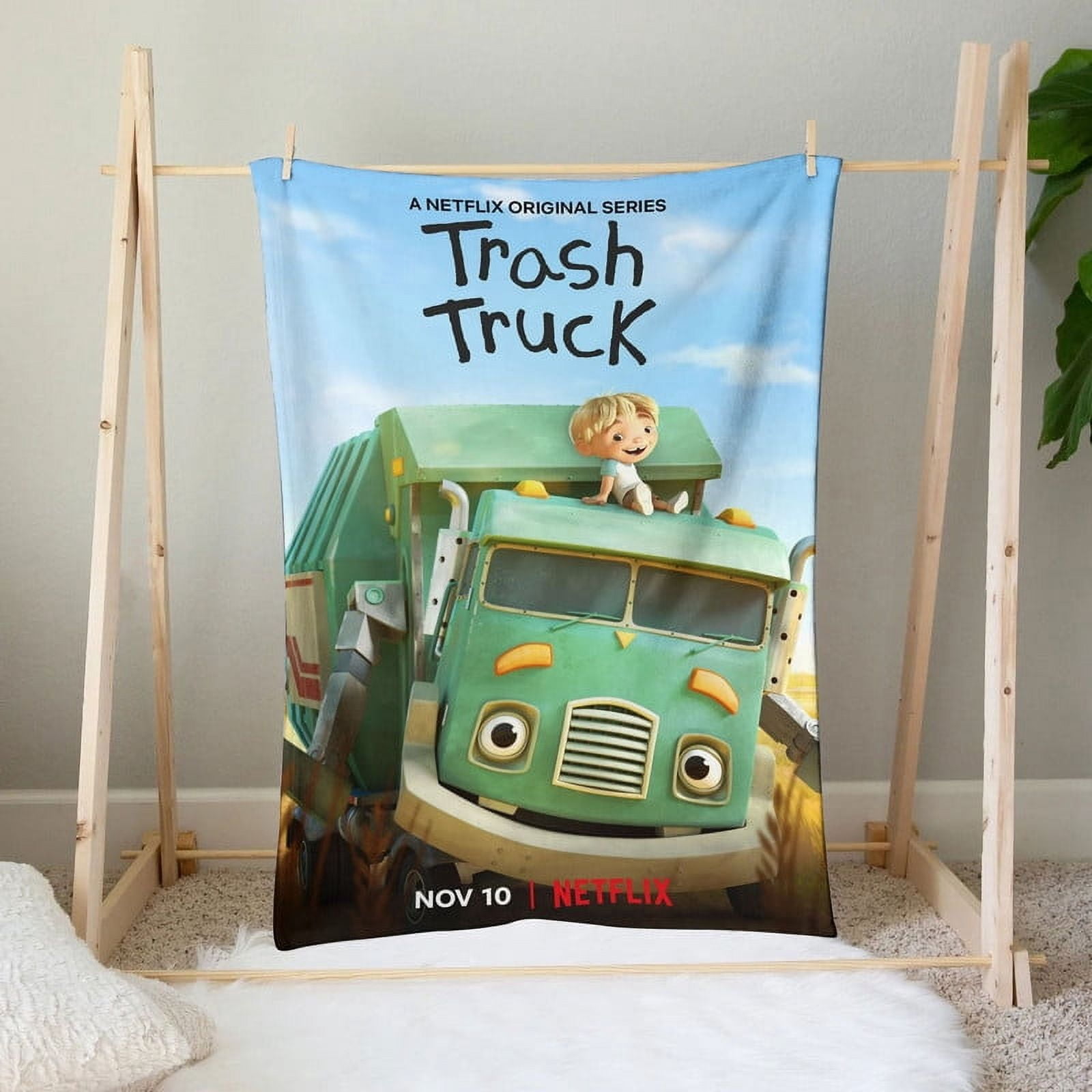 Trash Truck Throw Blanket Gifts for Fans Lover Girls Boys Women Present Hoodie Him Bed 30"x40"