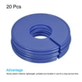 thumbnail image 3 of Unique Bargains Round Blank Wardrobe Size Separators Clothes Divider, Blue 20 Pack, 3 of 5