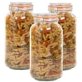 thumbnail image 1 of Frasco Hermetico Vidrio Contenedor Almacena Tapa Clip 2 L X3 blanco, 1 of 7