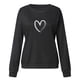 thumbnail image 2 of Gibobby Sudaderas para mujer oferta Sudaderas de moda de gran tamaño para mujer con cuello alto manga larga trajes de otoño 2023(Negro,XG), 2 of 4