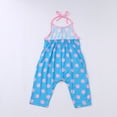 thumbnail image 6 of Posijego Infant Toddler Baby Girl Overalls Backless Sleeveless Strap Jumpsuit Kids Summer Outfits Clothes, 6 of 7