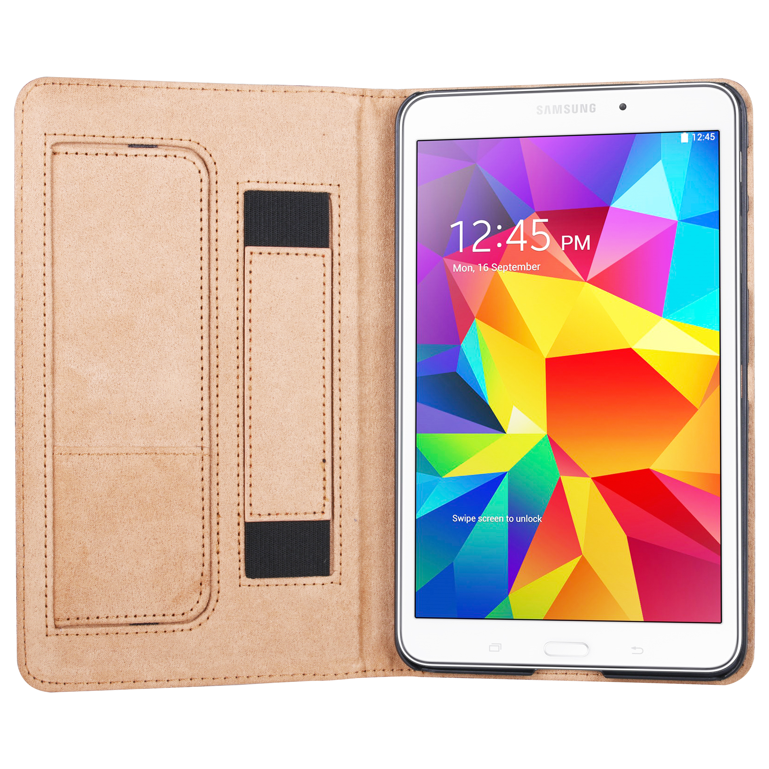 Vangoddy Mary Portfolio Stand Case for Samsung Galaxy Tab 4 8 inch with Sleep Mode