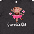 thumbnail image 4 of Inktastic Grammie Girl Ballerina Monkey Youth T-Shirt, 4 of 5