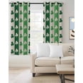 thumbnail image 2 of St. Patrick's Day Blackout Curtains for Bedroom Living Room Darkening Curtains 90 Inch Green Shamrock Irish Lucky Leaves Black Out Window Curtain Privacy Window Treatment Grommet Drapes 52"x90"x2, 2 of 9