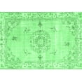 thumbnail image 1 of Ahgly Company Indoor Rectangle Abstract Emerald Green Contemporary Area Rugs, 2' x 3', 1 of 4