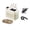 Milky white(There is a 12V+car power cord), variant on Portable Small Ice Maker, 12V Compact Mini Ice Cube Maker Countertop, Auto-Cleaning Electric Ice Machine for Home Kitchen Outdoor Camping RV (Blue(No 12V+car Power Cord))