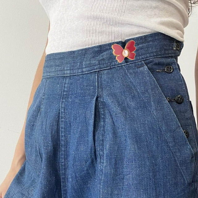 Detachable Waist Cinching Clip Reusable Adjustable Button Tightener For Loose Pants And Jeans Band