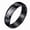 Black for Men, variant on 6mm Black/Silver/Gold Stainless Steel Smooth AAA Cz Band Men Women' Couple Rings