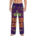 thumbnail image 1 of Balery Mardi Gras2 Pantalones de pijama para hombre, pijama ultraligero, pantalón de descanso-Medium, 1 of 6