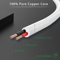 thumbnail image 5 of BICMICE Magnetic USB DC Charger Cable Replacement Charging Cord 6mm Copper Core, 5 of 6