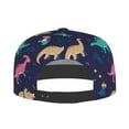 thumbnail image 4 of Fotbe Cartoon Dinosaur Flat Bill Visor Cap Classic Snapback Hat Polyester Foam Trucker Hat Trucker Cap Adjustable Baseball Cap, 4 of 9