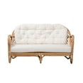 thumbnail image 3 of bali & pari Aliane Rattan BOHO Loveseat, Natural Brown, 3 of 10