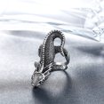 thumbnail image 3 of Jewelry Gifts for Him Feledorashia Rings for Men Father's Day Gifts Men's Vintage Open Ring Removable Size Animal Ring Jewelry, 3 of 9