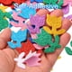thumbnail image 4 of Uxcell Foam Stickers,2Pack 60Pc Adhesive Glitters Foam Shape Sticker,Rose, 4 of 6