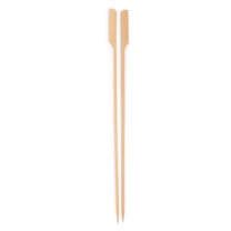 BambooMN 11.8" Bamboo Paddle Cocktail Fruit Sandwich Food Picks Skewers for Catered Events, Holiday's, Restaurants or Buffets Party Supplies, 100 Pieces
