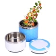 thumbnail image 3 of Thermal Lunch Box Lunch Box Container Insulation Food Container with Lunch Container Rice Bucket Stainless Steel for Sky Blue Color Insulated Food Jars, 3 of 8