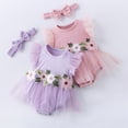 thumbnail image 4 of NOLDARES Little Girls A-Line Dress Cute Pattern Sleeveless Casual Toddler Girl Dresses for Party 1-8 Years(Pink,6-9 Months), 4 of 5