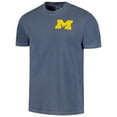 thumbnail image 2 of Men's Navy Michigan Wolverines Baseball Flag Comfort Colors T-Shirt, 2 of 3