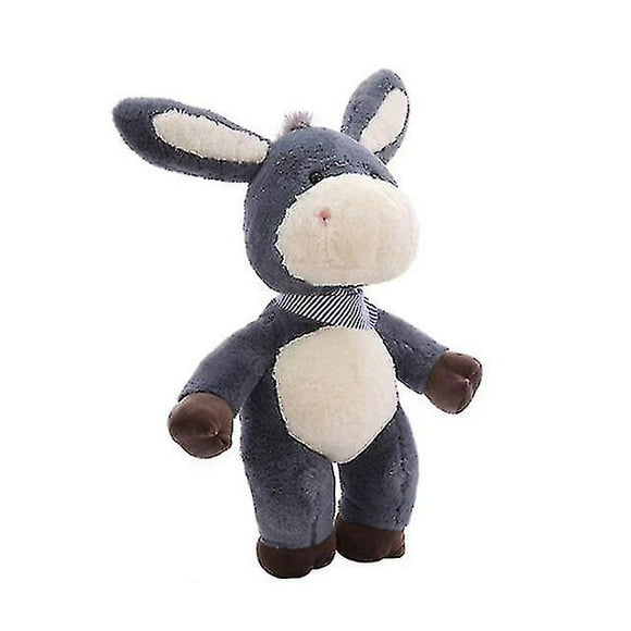 45cm Creative Cute Hairy Plush Toy Small Donkey Ears Can Move Soft Personality With Sleep Story Creative Cute For Children