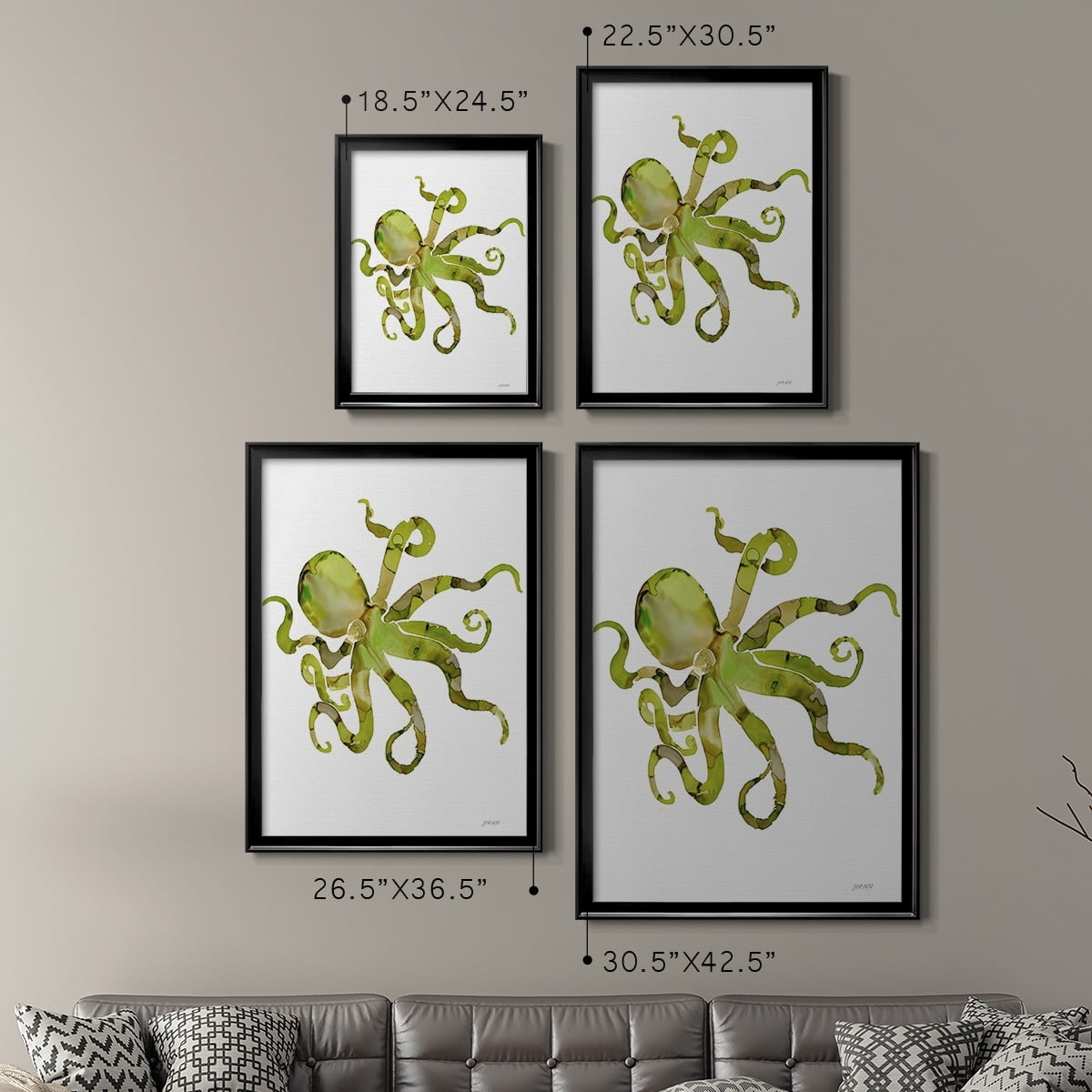 Rain in The City I Premium Framed Print - Ready to Hang