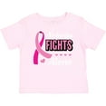 thumbnail image 3 of Inktastic Breast Cancer Awareness Nobody Fights Alone Pink Ribbon Boys or Girls Baby T-Shirt, 3 of 5
