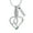 Green, variant on Love Infinity Heart to Heart Urn Pendant Cremation Jewelry for Ashes Holder Memory Necklace Memorial Jewelry