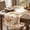 【72"x13"】A, variant on PoyoKee Thanksgiving Linen Table Runner, 72" x 13" Fall Pumpkin Maple Leaf Table Cloth, Fall Decor for Kitchen Party Dining Mantel Party Decorations